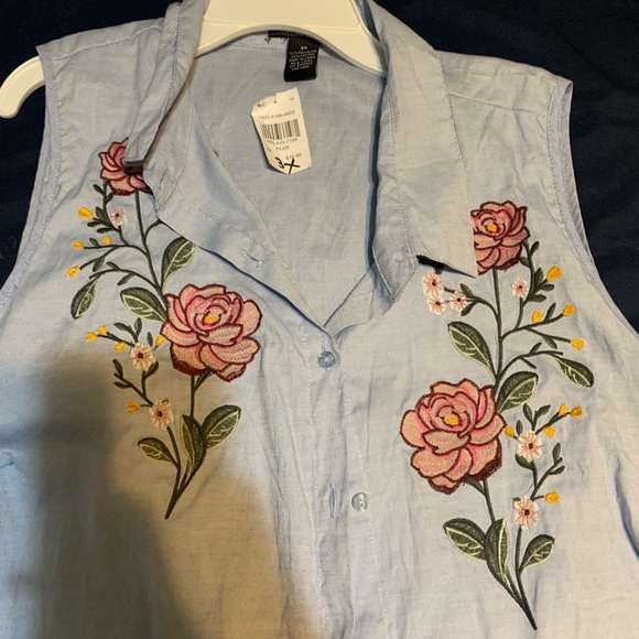 Women plus Denim shirt/dress SOLD - Picture 2 of 3